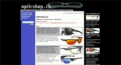 Desktop Screenshot of opticshop.ch